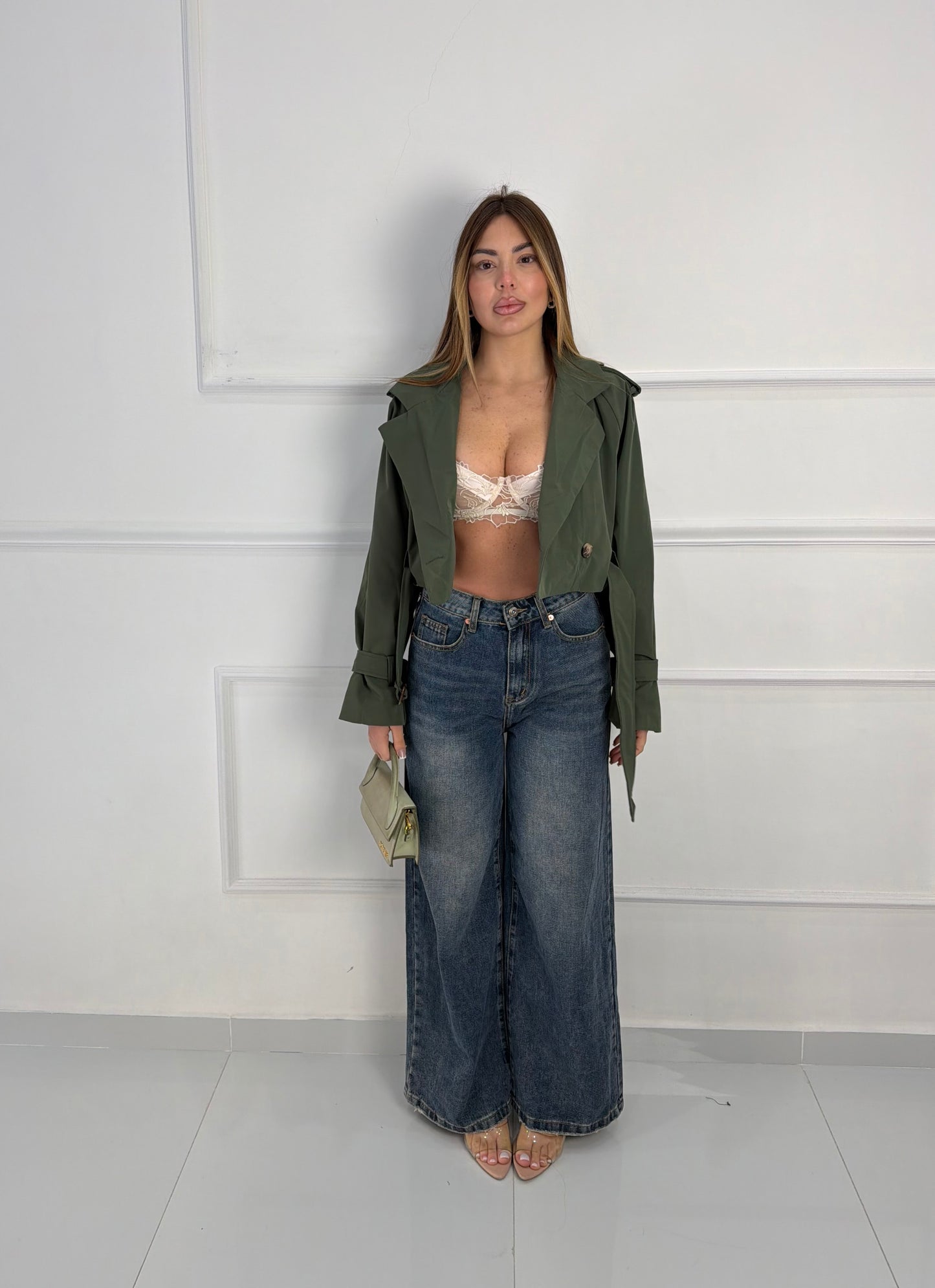 Trench Crop Verde