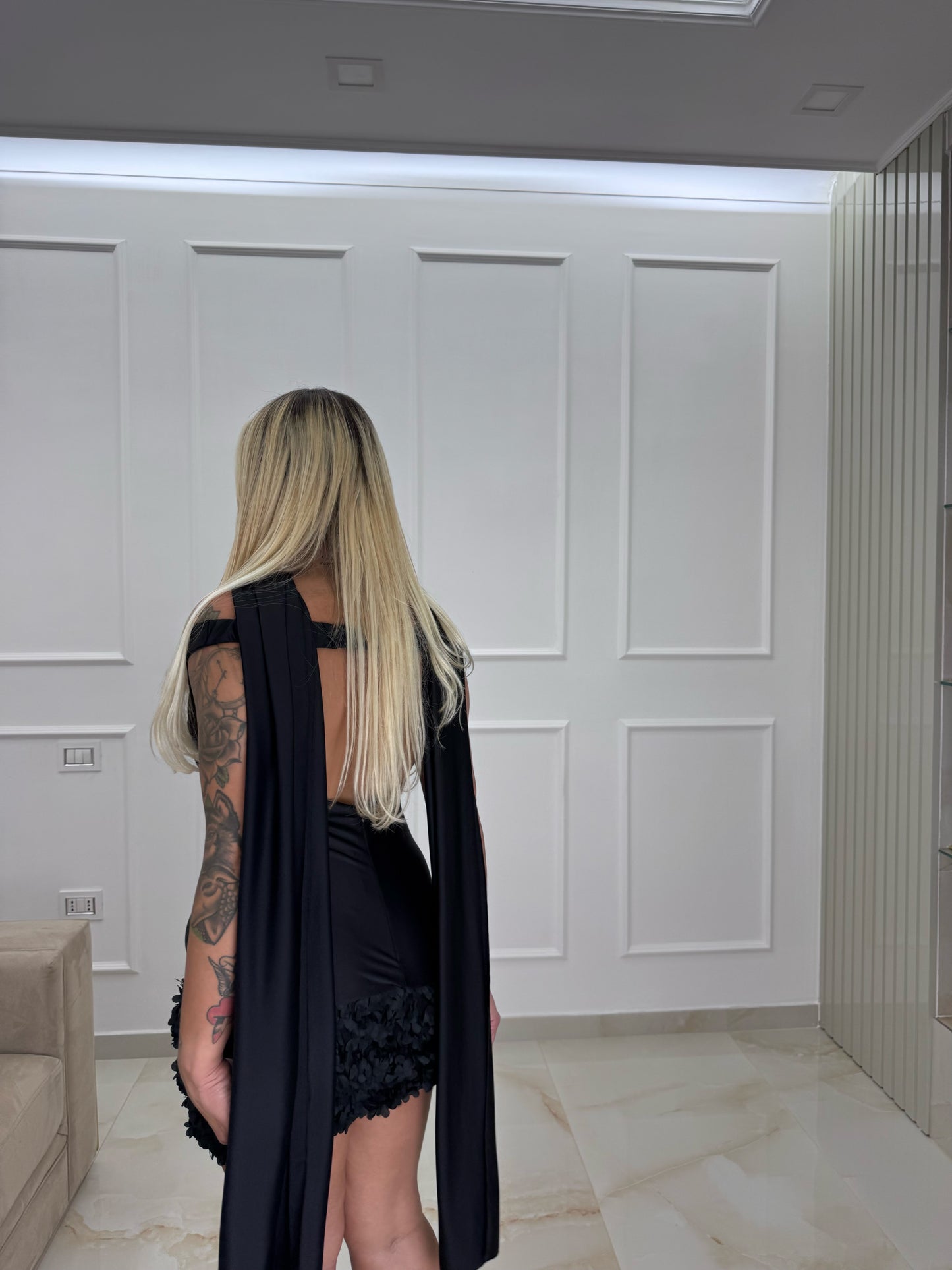 Mini Dress Rouches