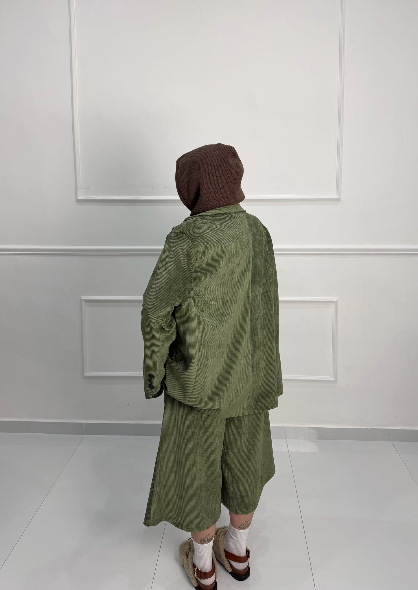 Coordinato Ecocamoscio British Verde