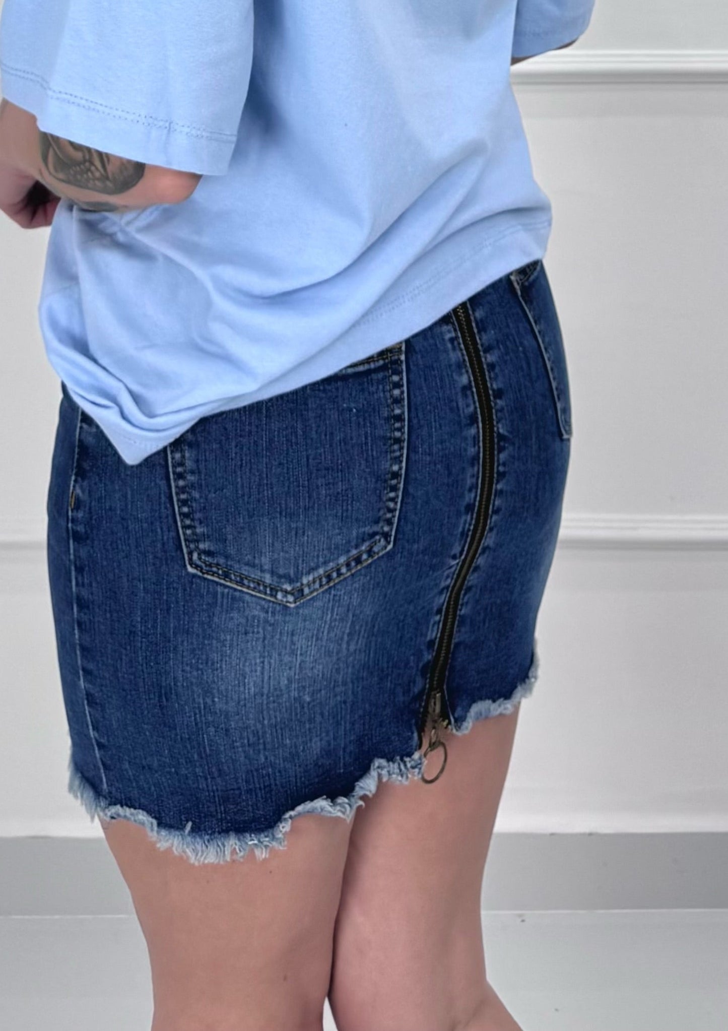 Minigonna in denim
