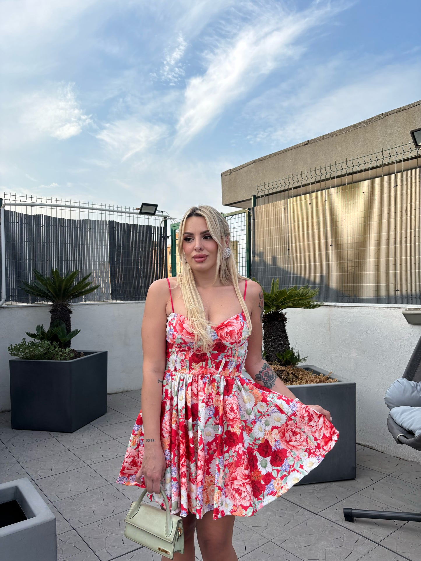 Mini Dress Flowers