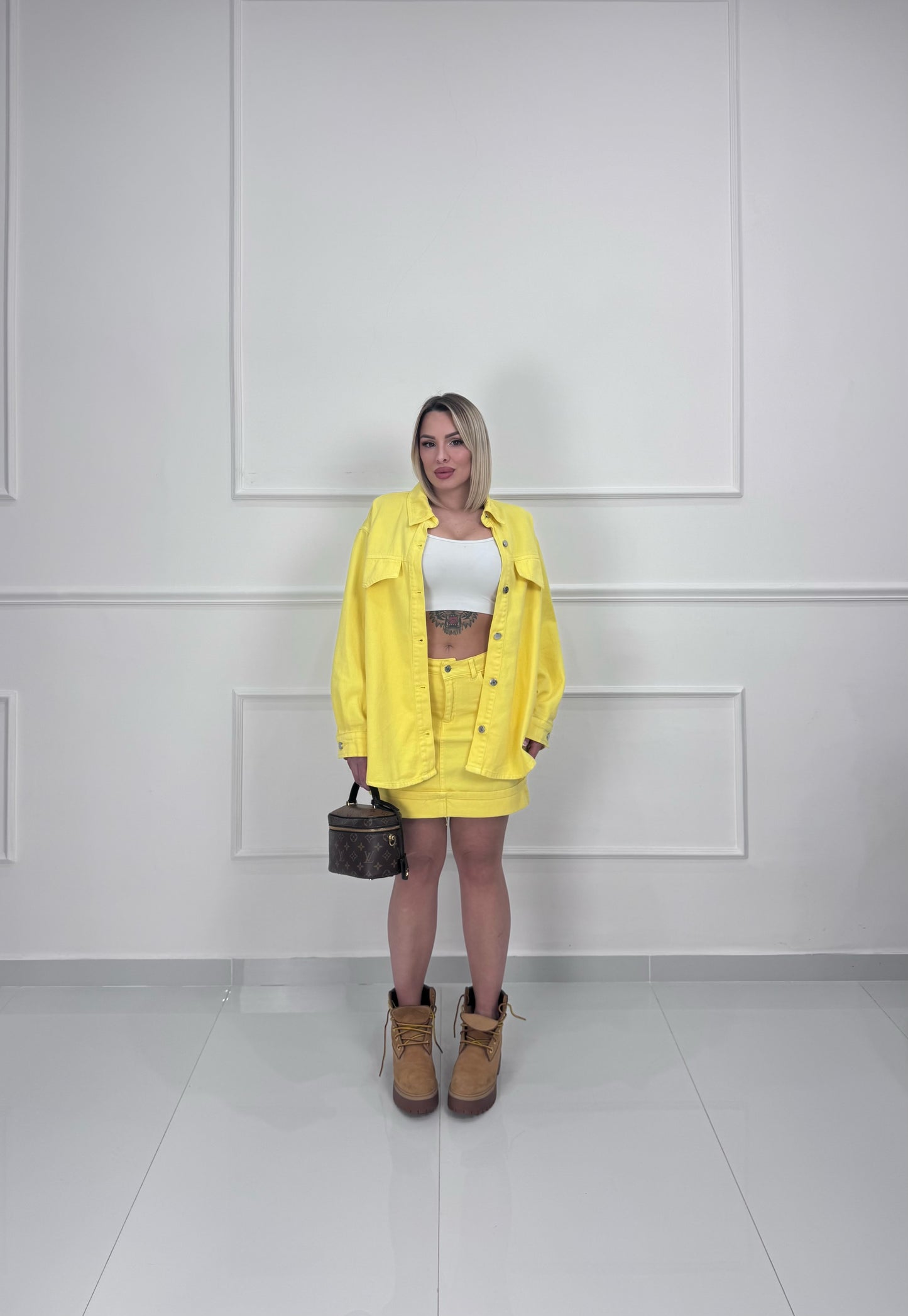 Coordinato Denim Street Giallo
