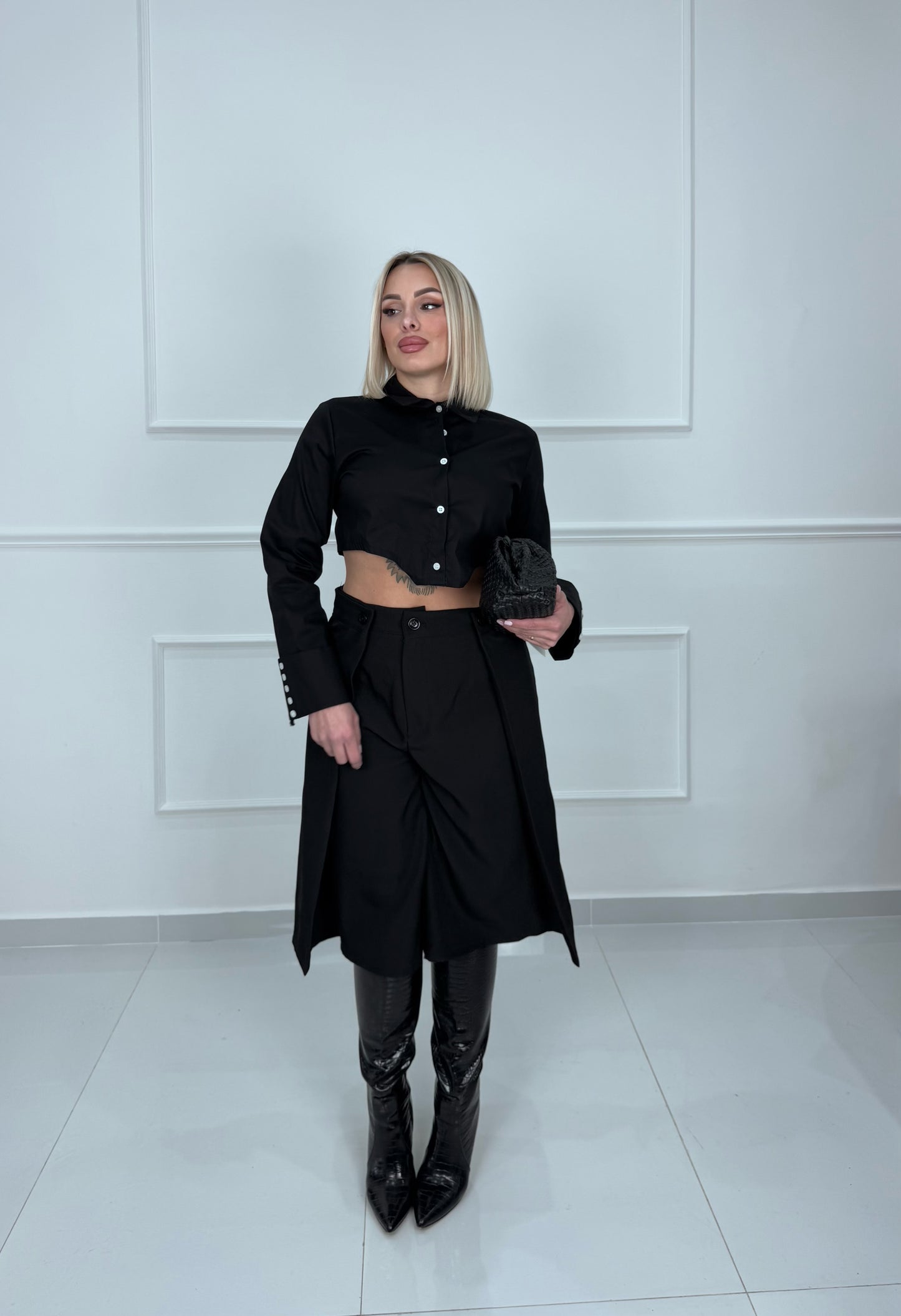 Camicia crop