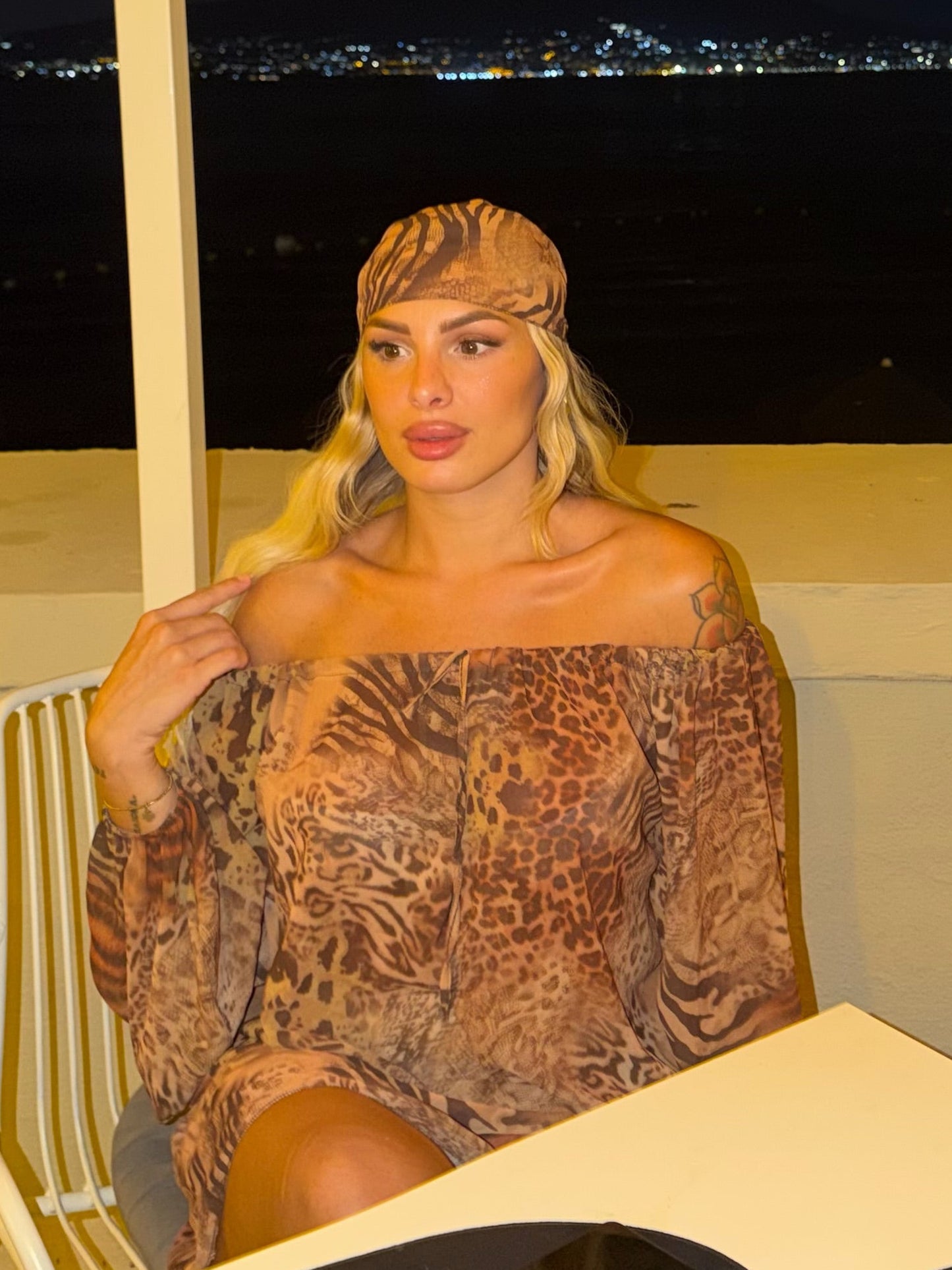 Mini Dress animalier + bandana