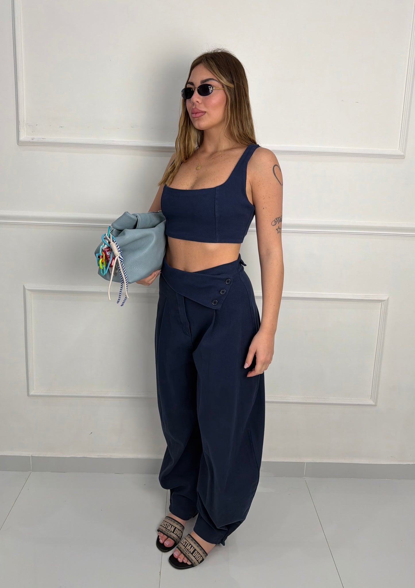 Coordinato Muse Blu