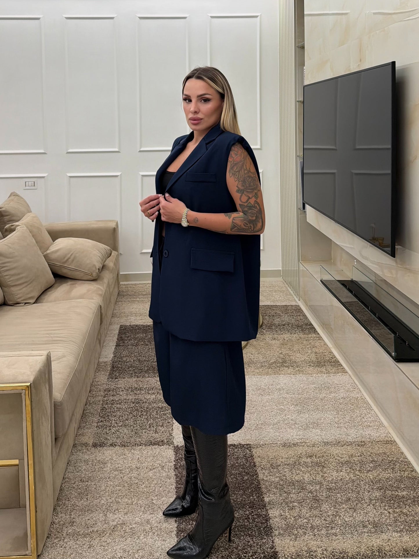 Coordinato Victoria Blu