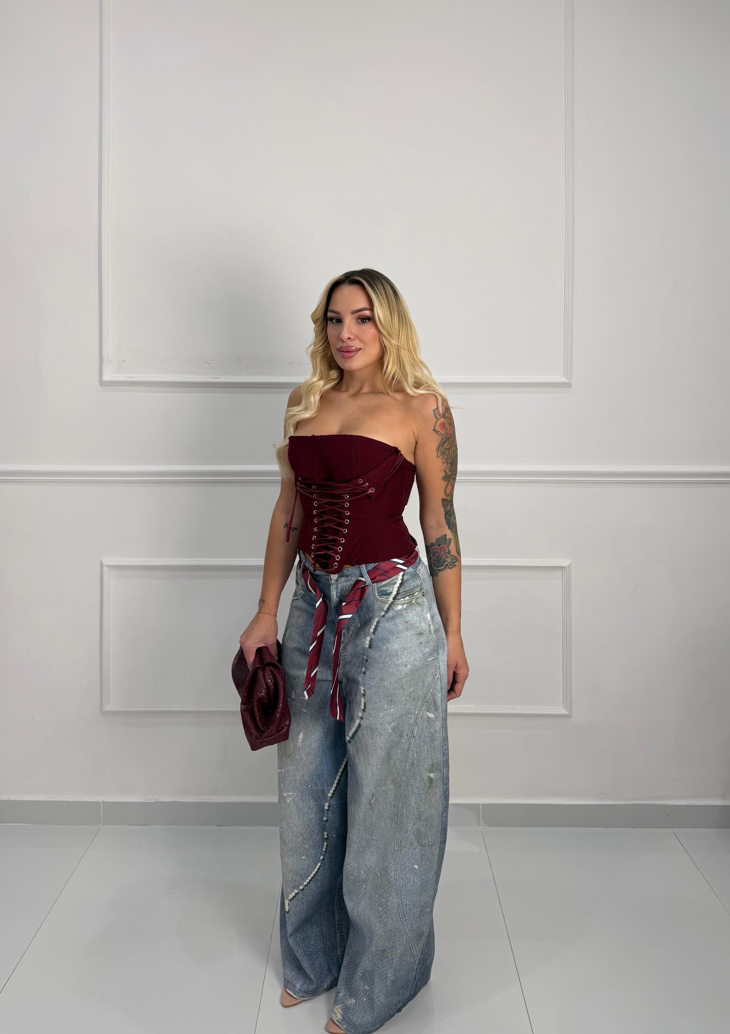 Jeans Jackie + foulard