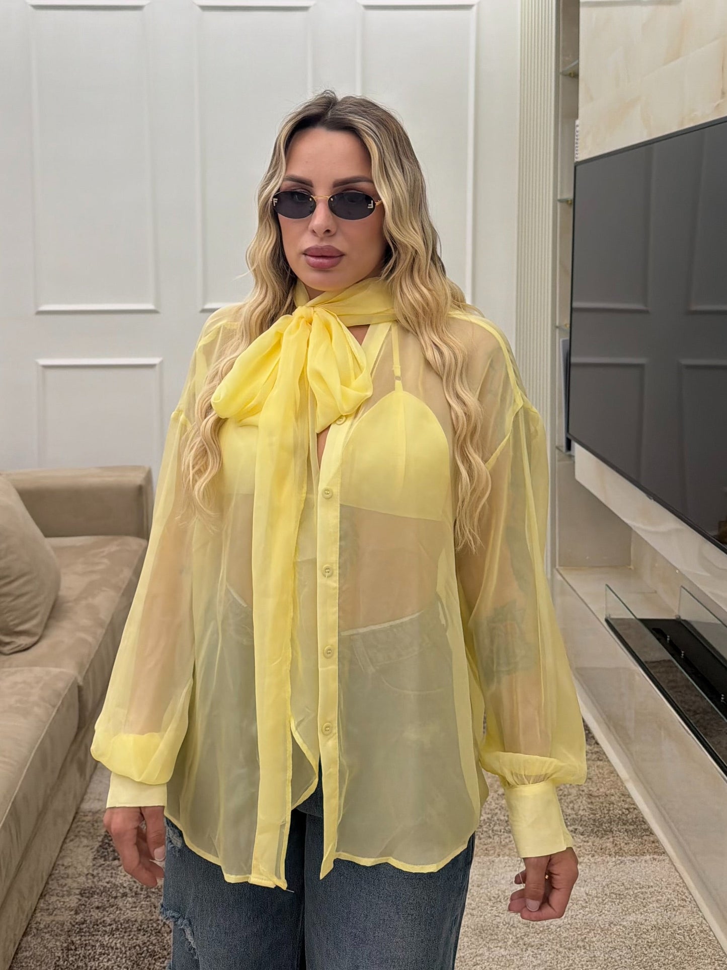 Camicia Parisienne Gialla