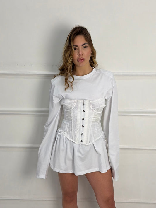 Bustier Elisa Bianco