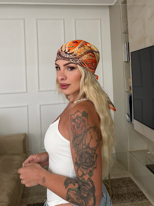 Foulard Mustiuso Arancione