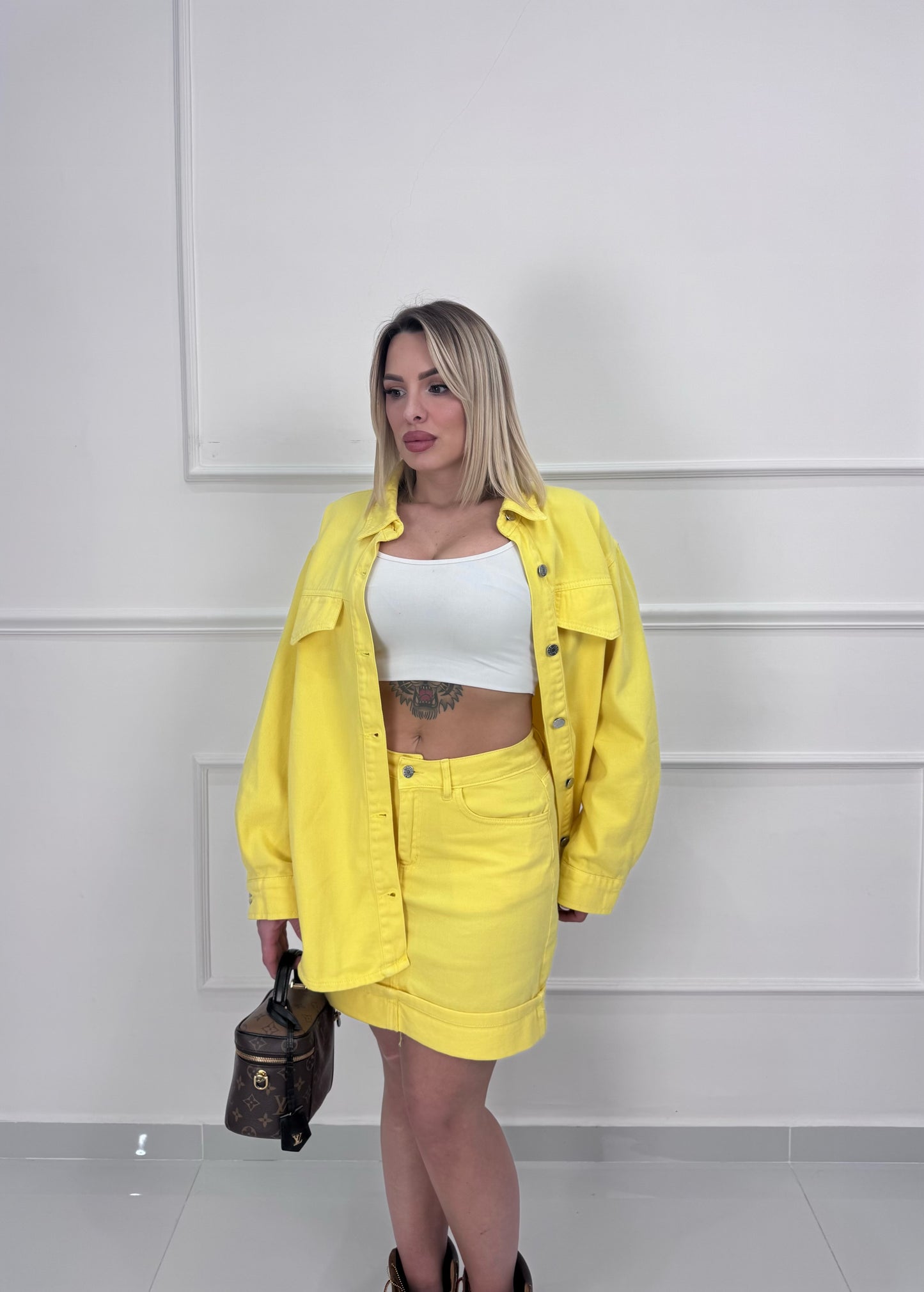 Coordinato Denim Street Giallo