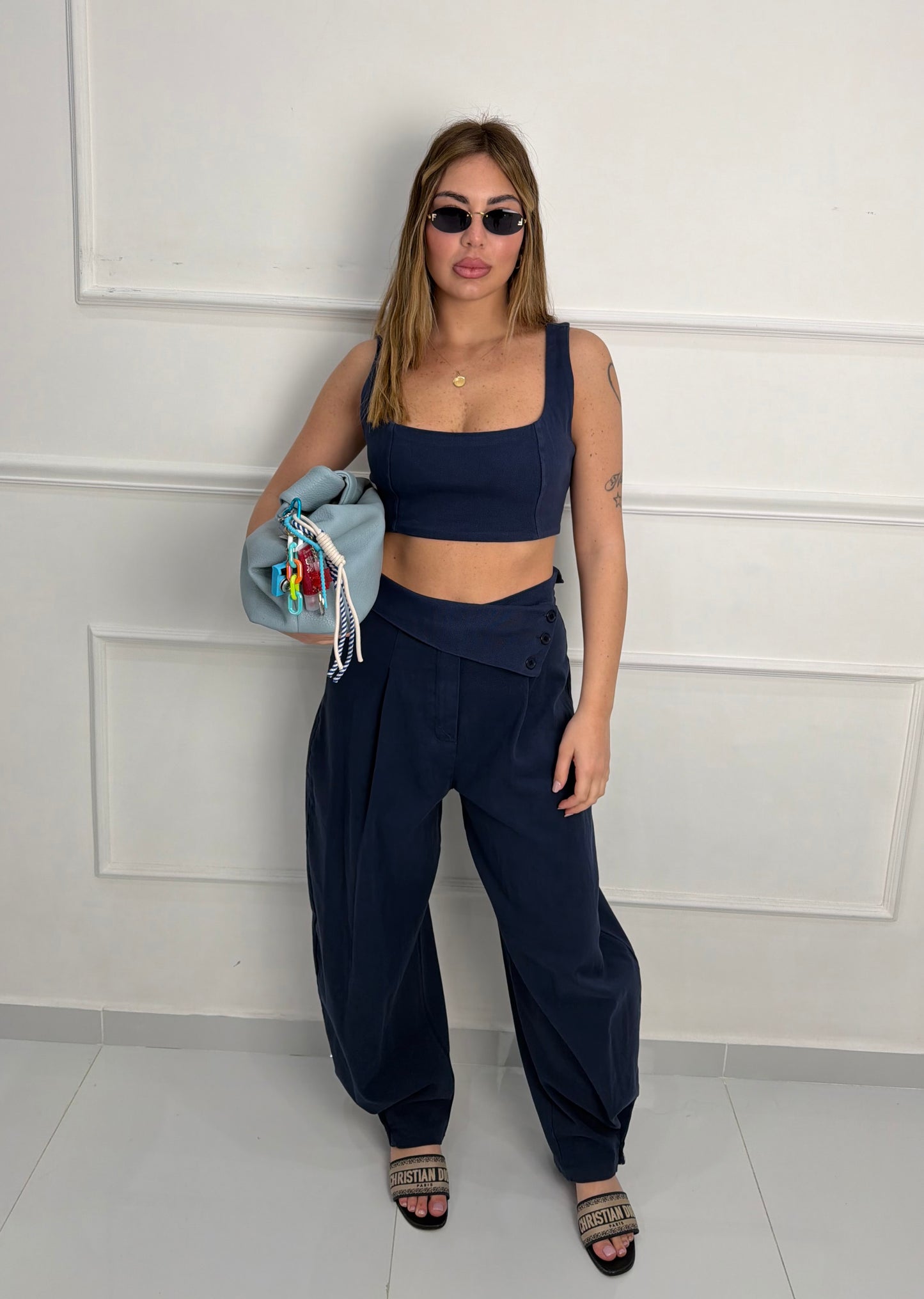Coordinato Muse Blu