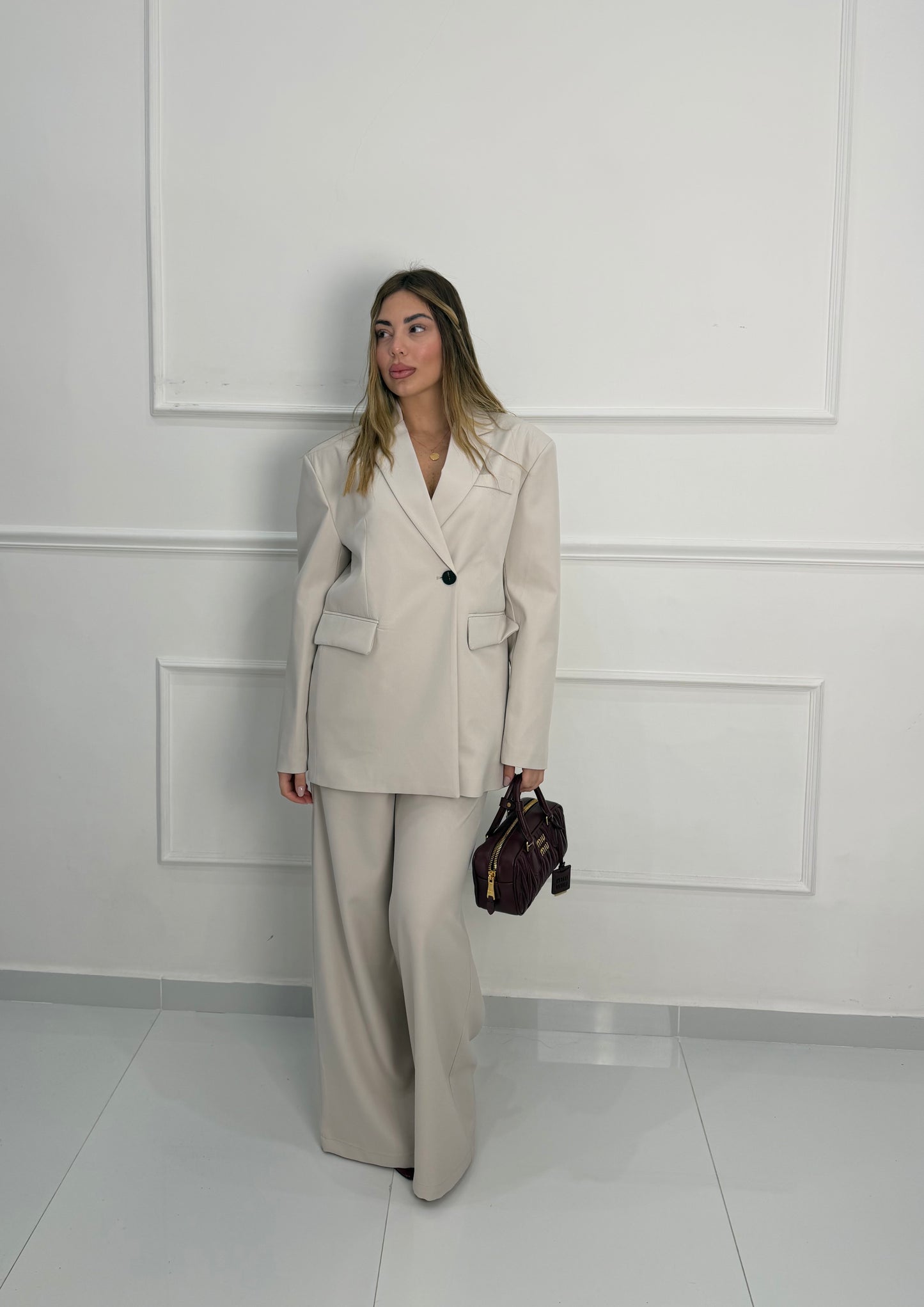 Tailleur Élite Beige