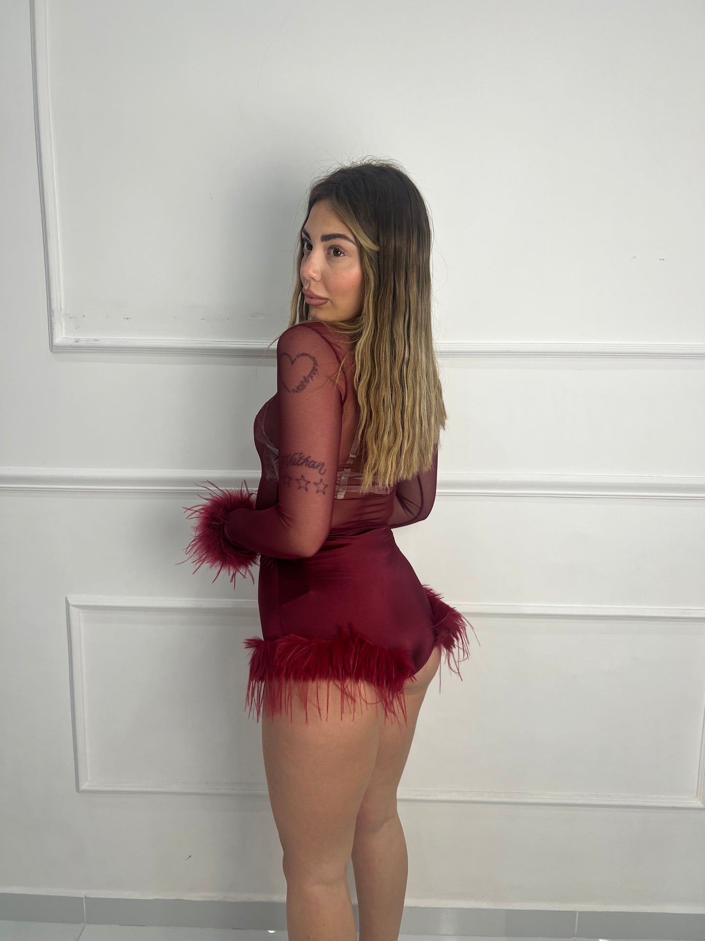 Shorts Culotte bordeaux