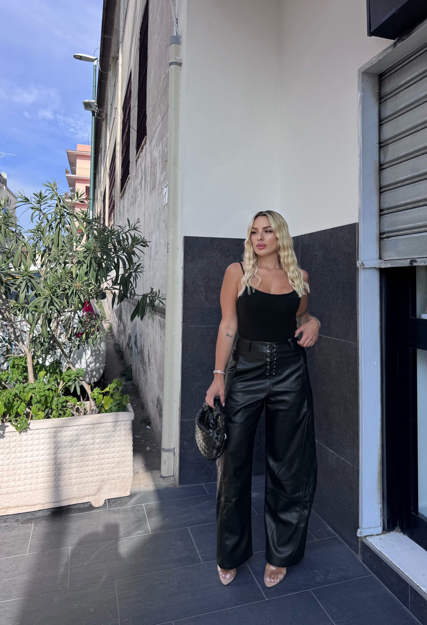 Pantalone Ecopelle Lucy