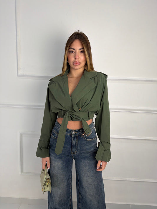 Trench Crop Verde