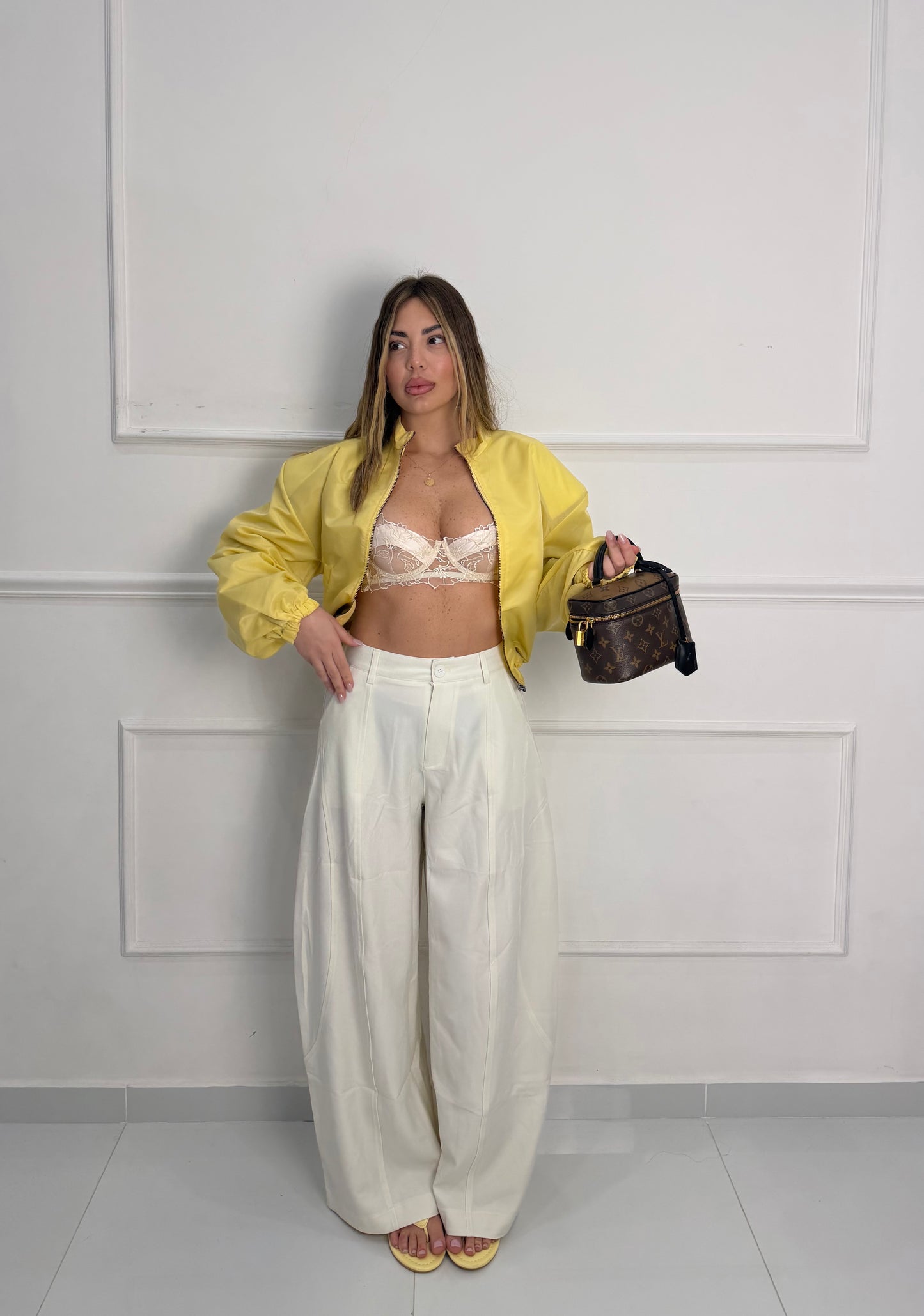 Pantalone Premium bianco