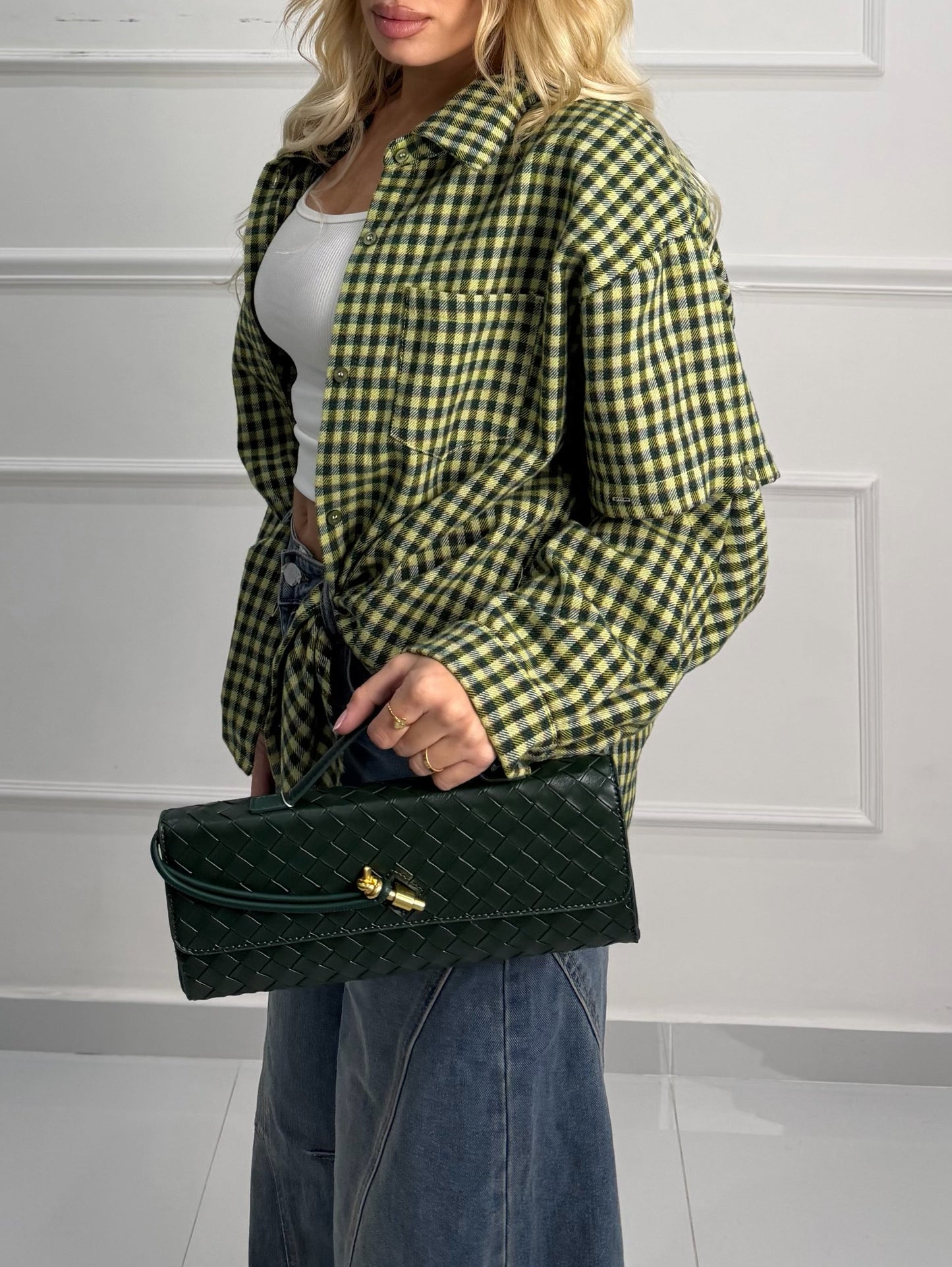 Borsa bottega Verde
