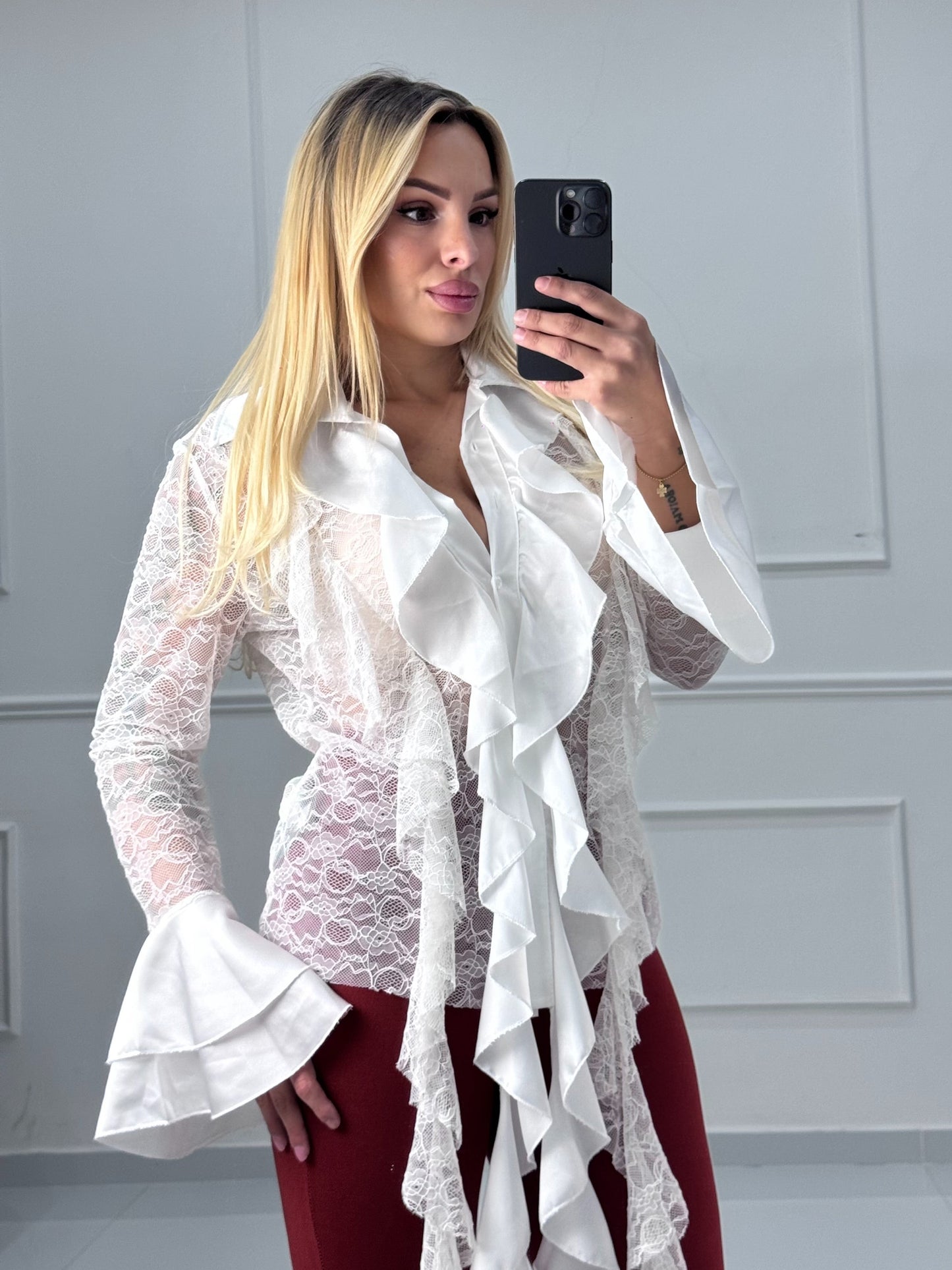 Camicia Ruffles