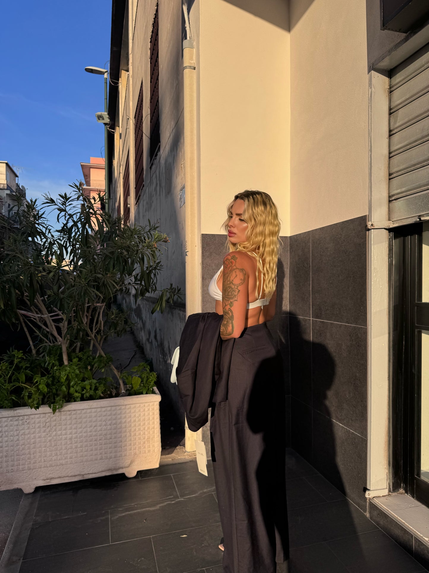 Tailleur hailey blu navy