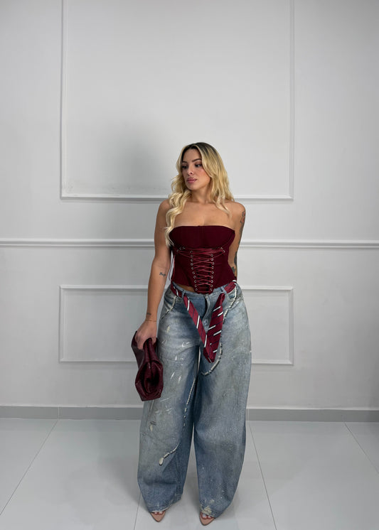 Jeans Jackie + foulard