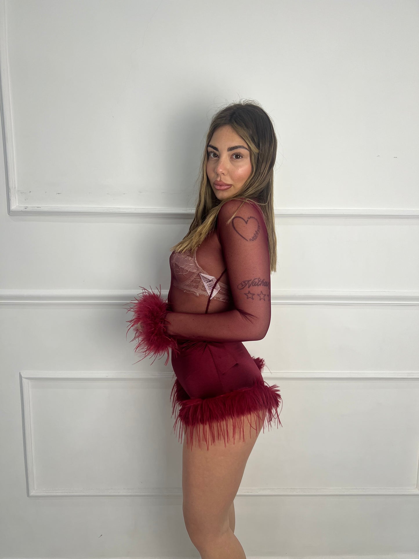 Shorts Culotte bordeaux