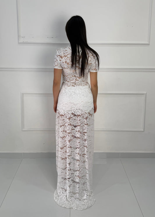 Coord Set Perla Bianco