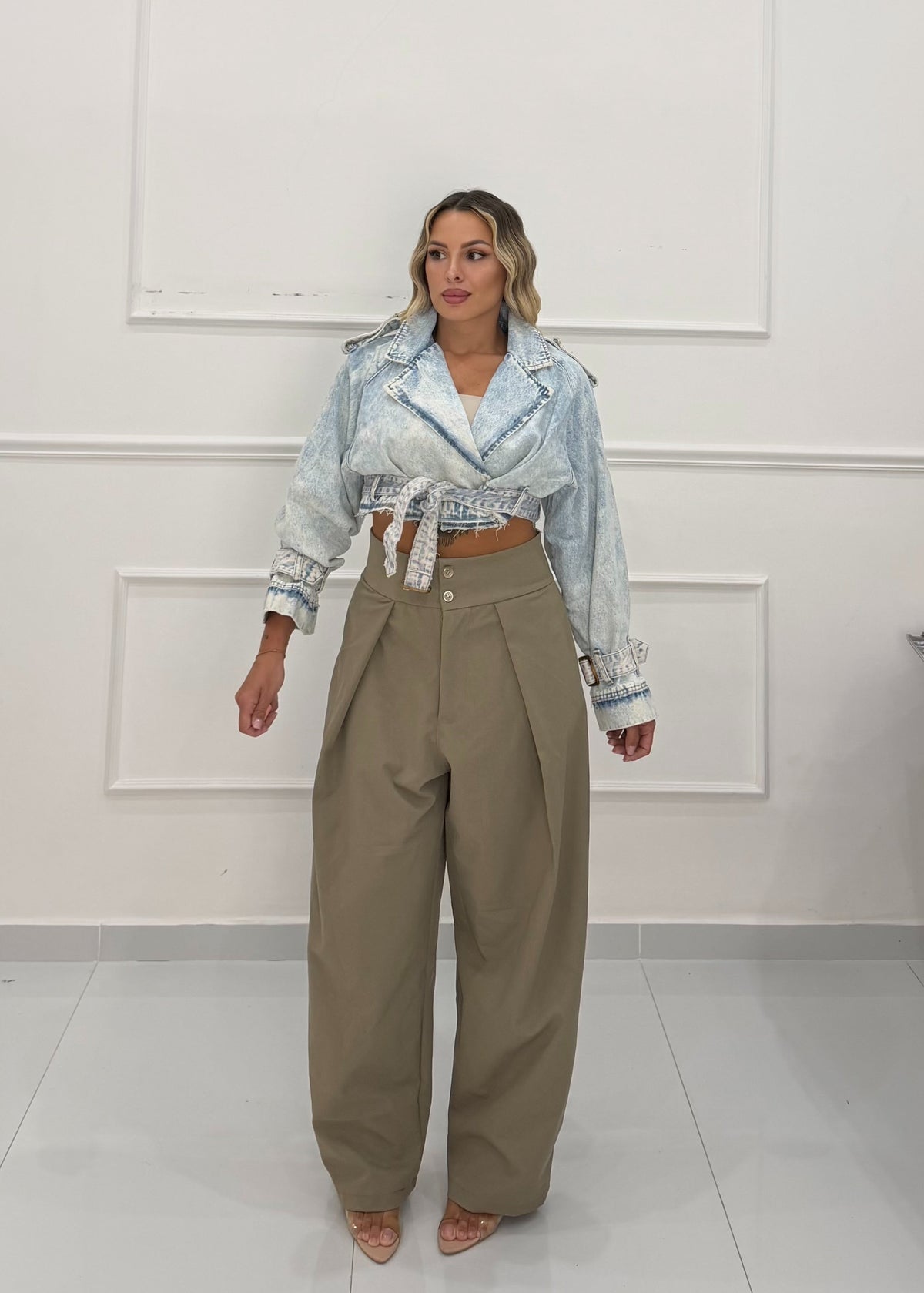 Giacca crop Rihanna