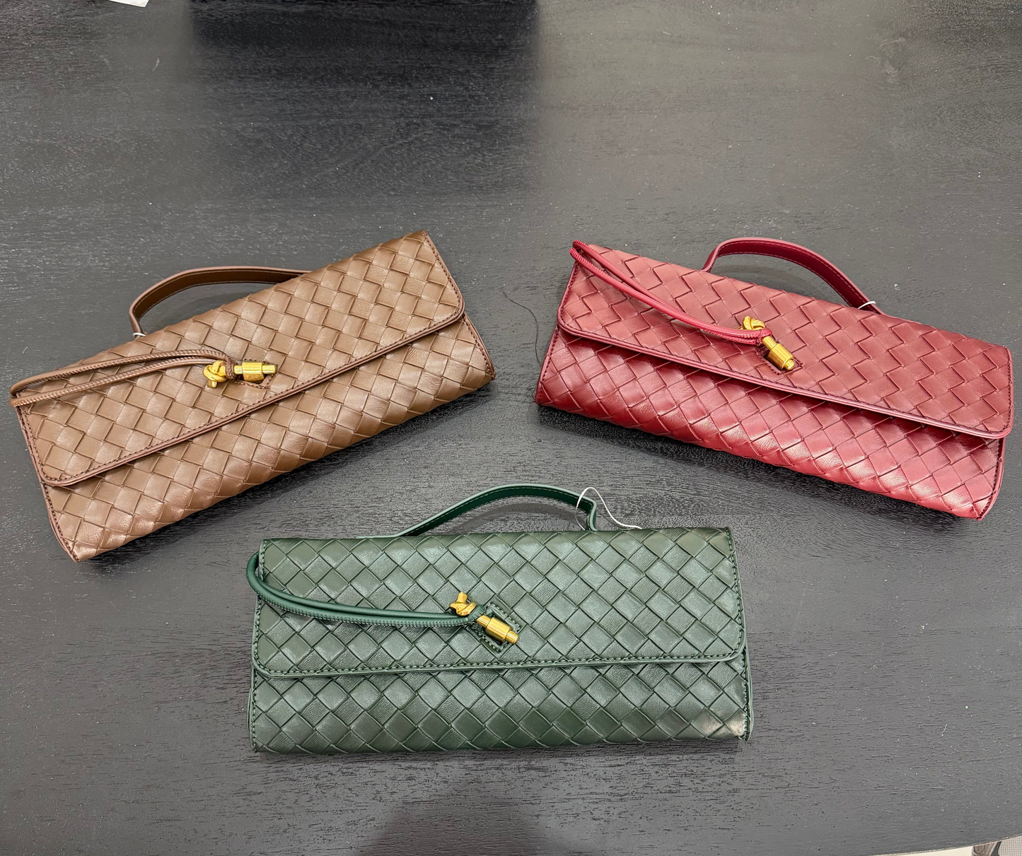 Borsa Bottega bordeaux