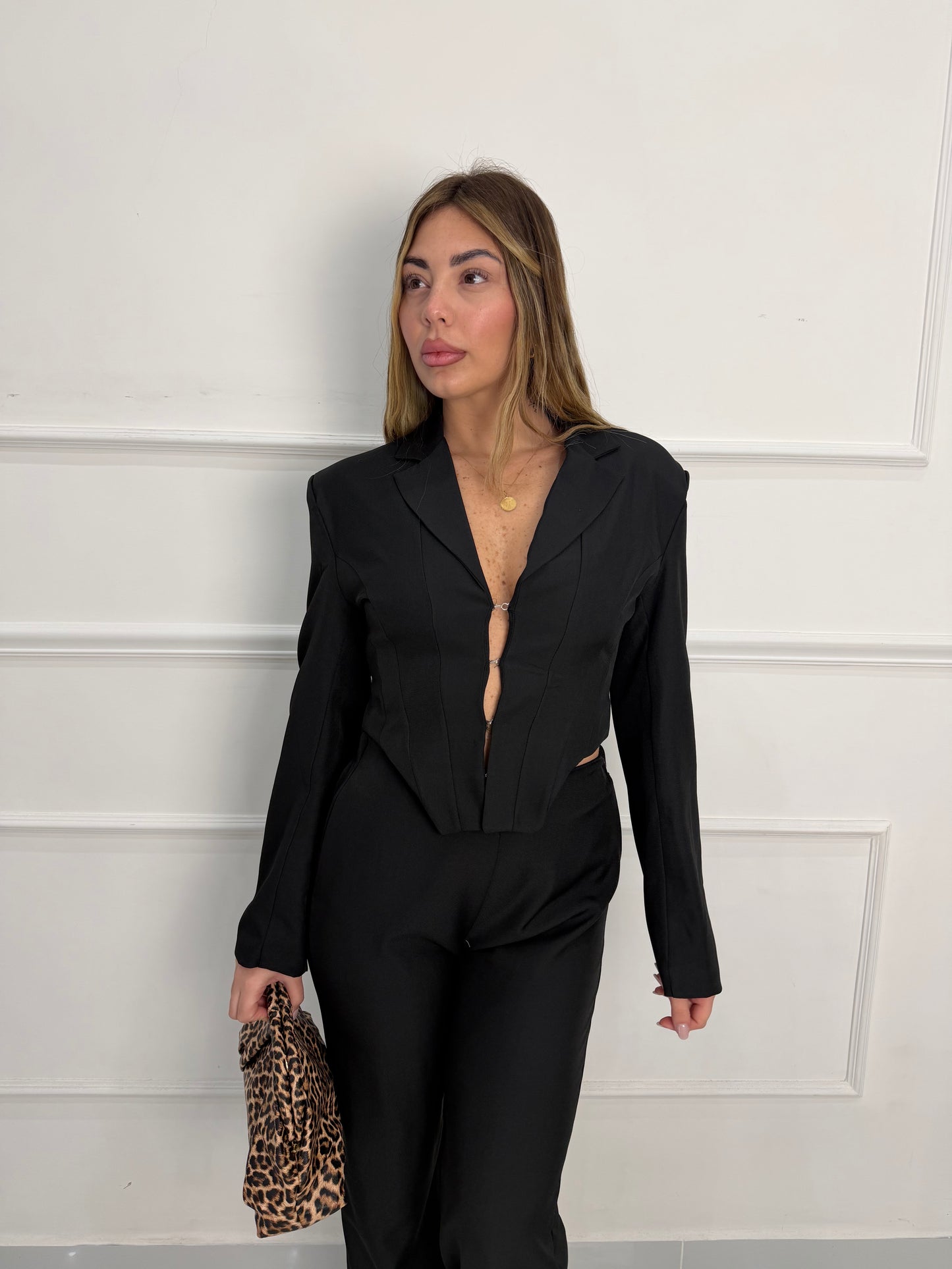 Tailleur Corset nero