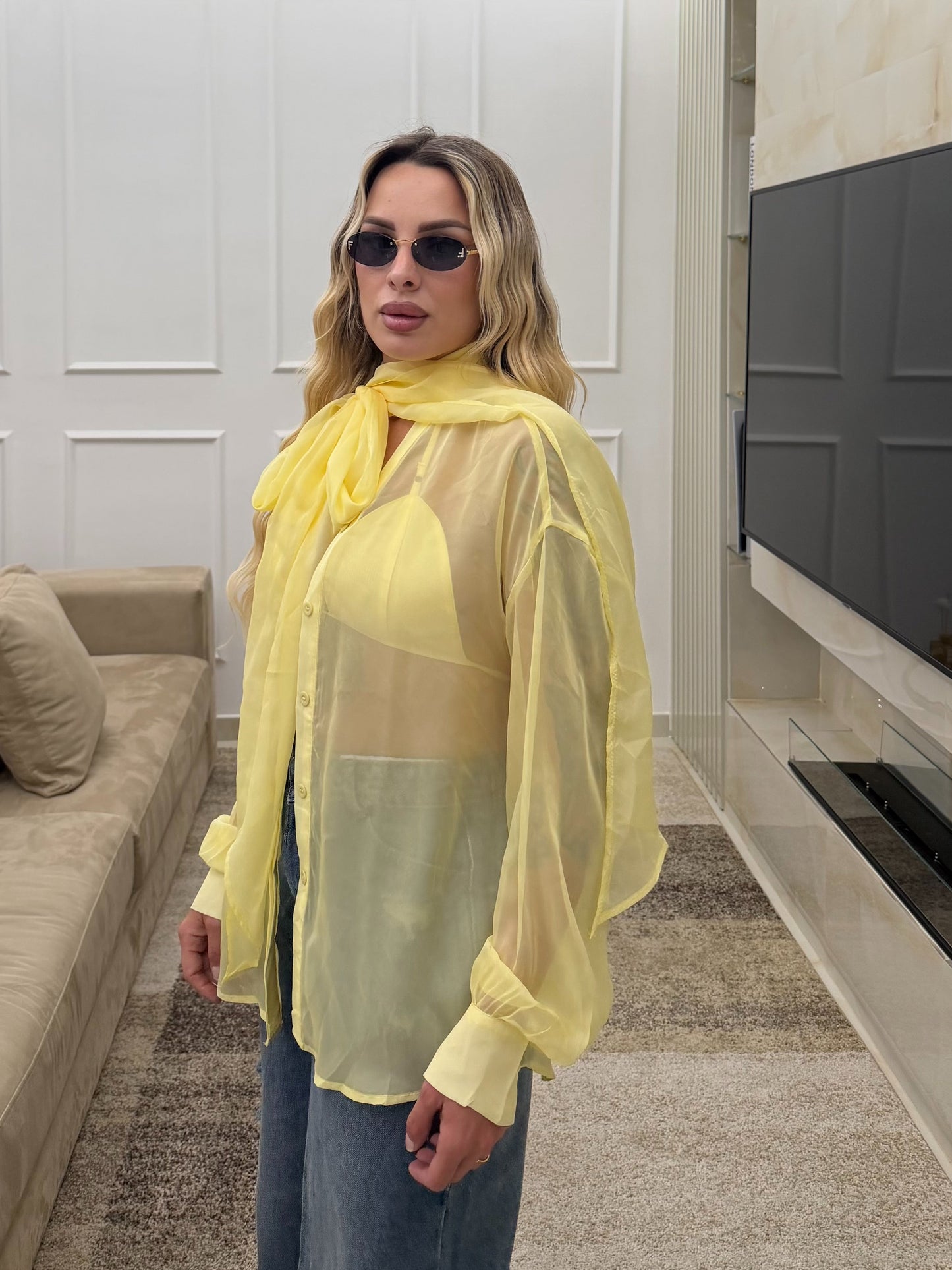 Camicia Parisienne Gialla