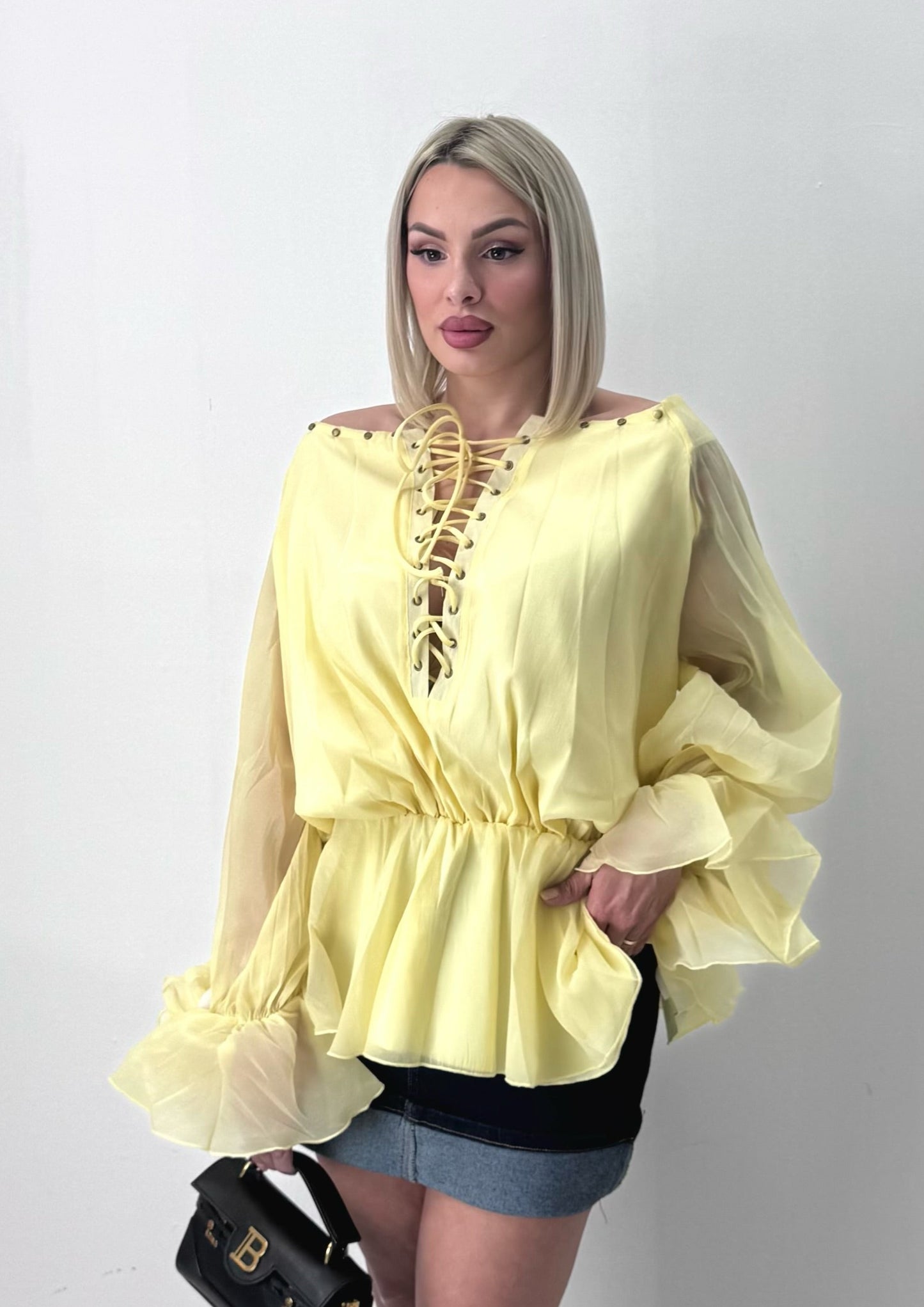 Camicia Selena Gialla