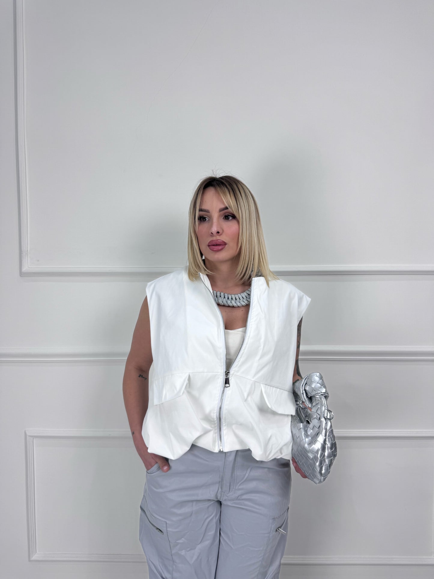 Gilet Ginny Bianco