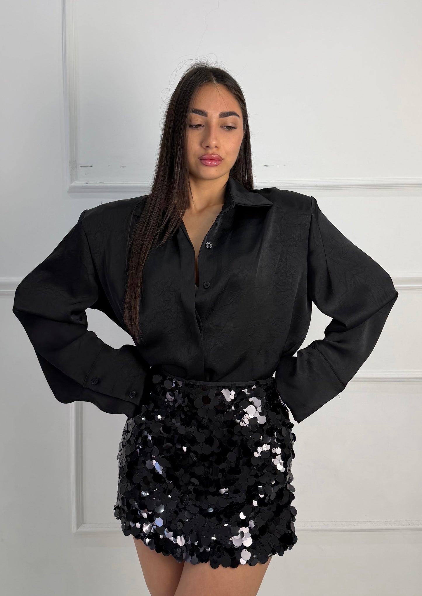 Camicia Lumière nera