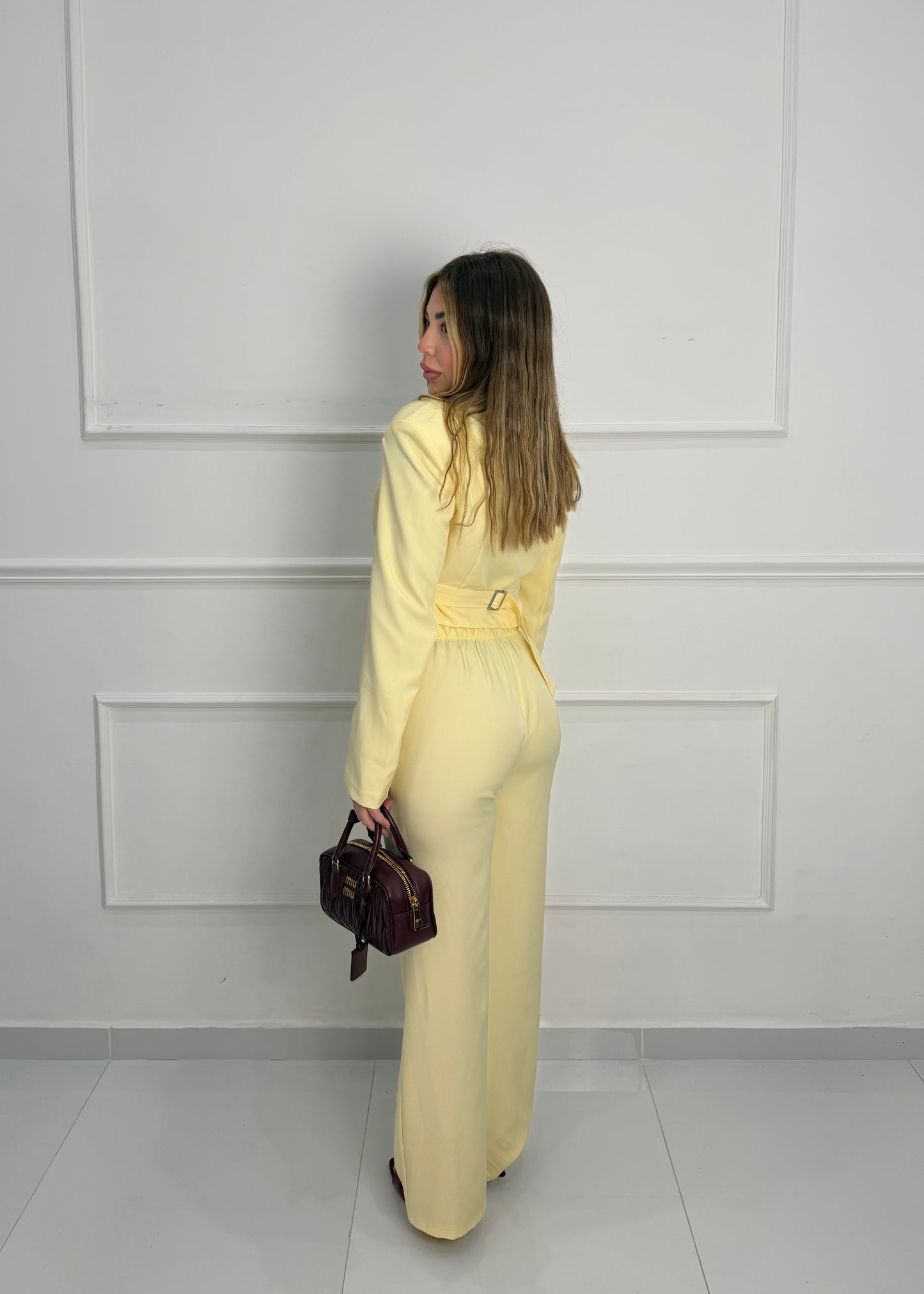 Tailleur Corset Giallo