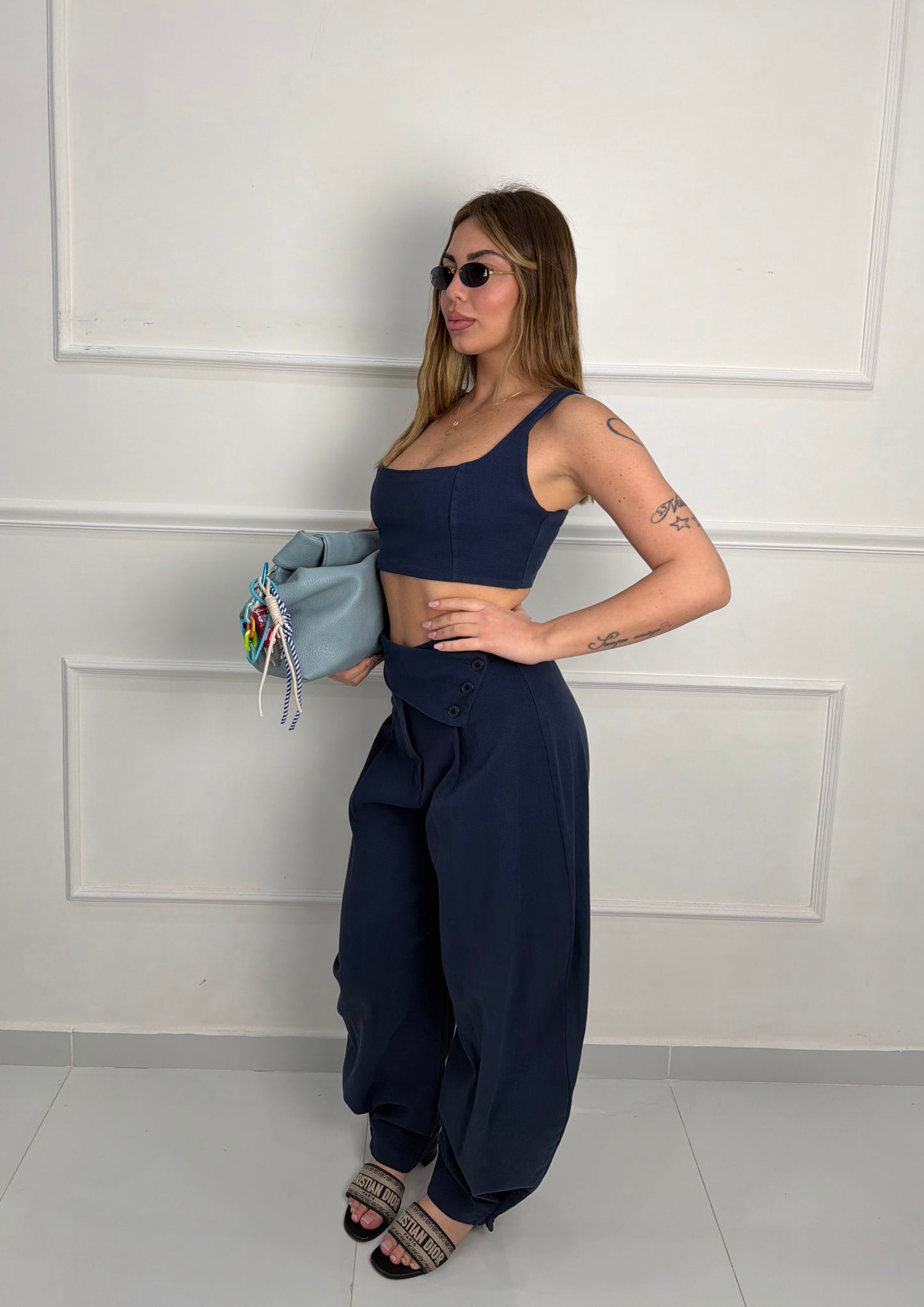Coordinato Muse Blu