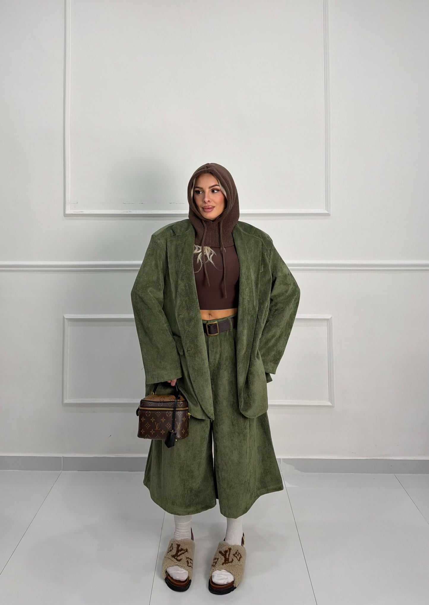 Coordinato Ecocamoscio British Verde