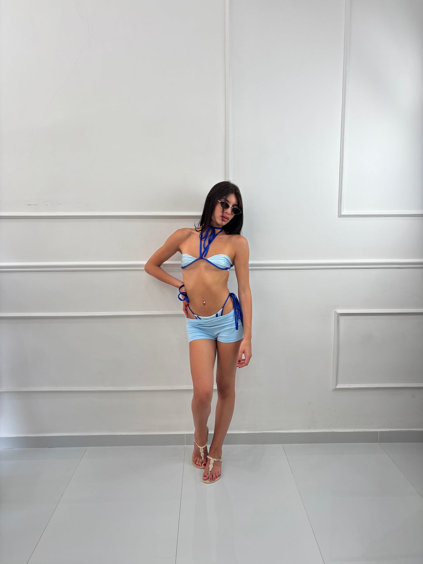 Bikini Two Colors Azzurro