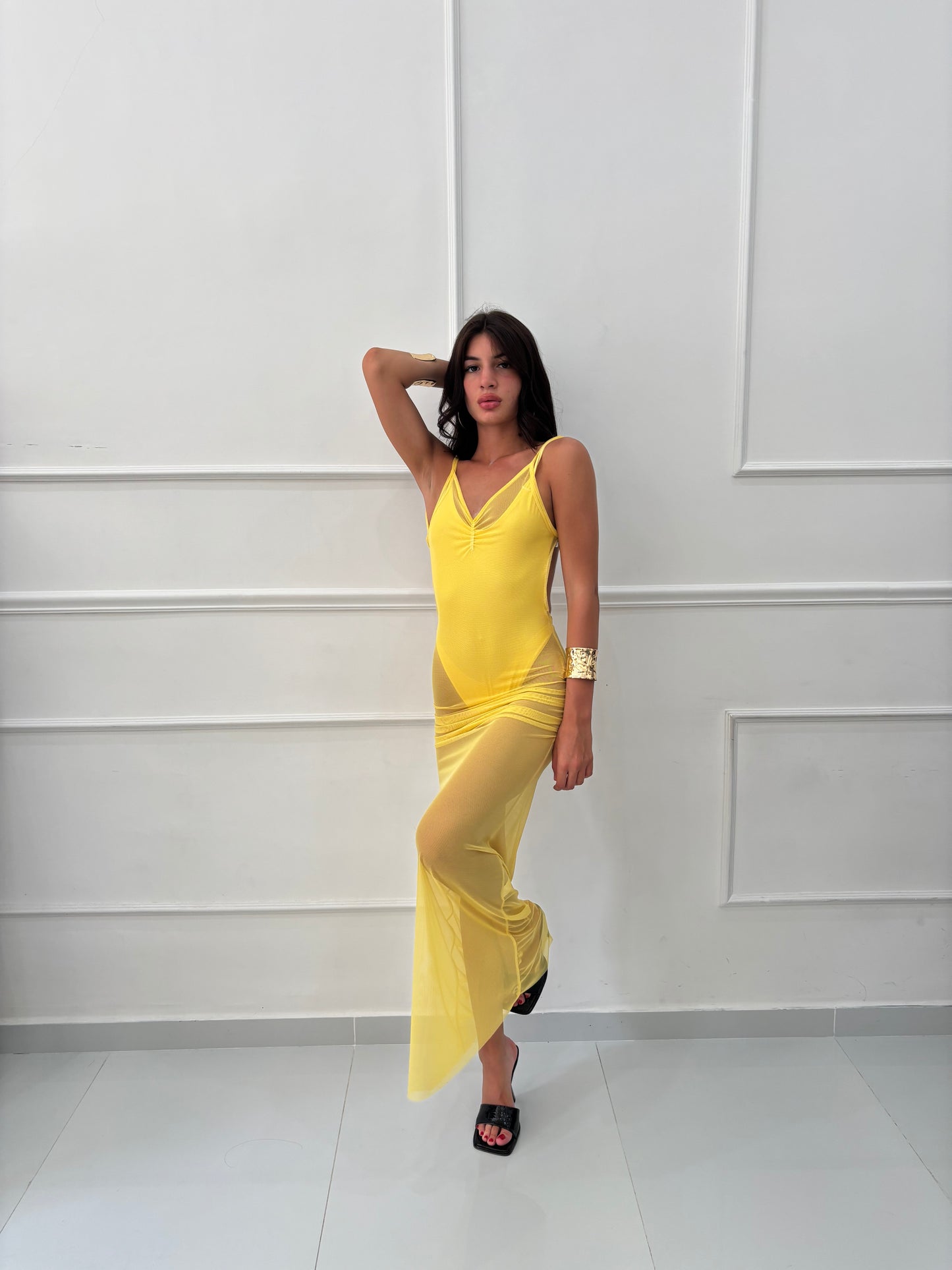 Set Monokini Tropicana Giallo