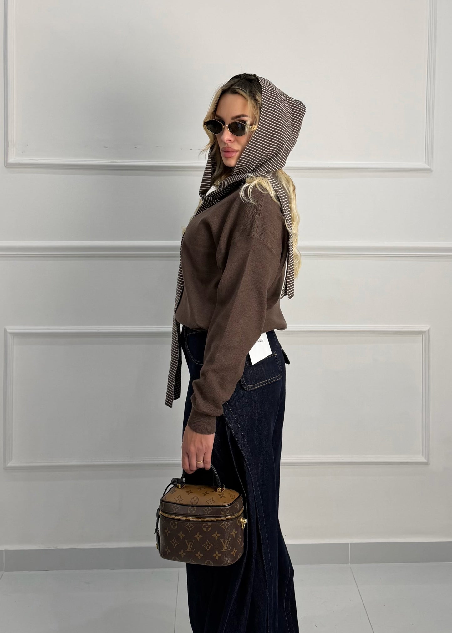 Pull Hood Marrone