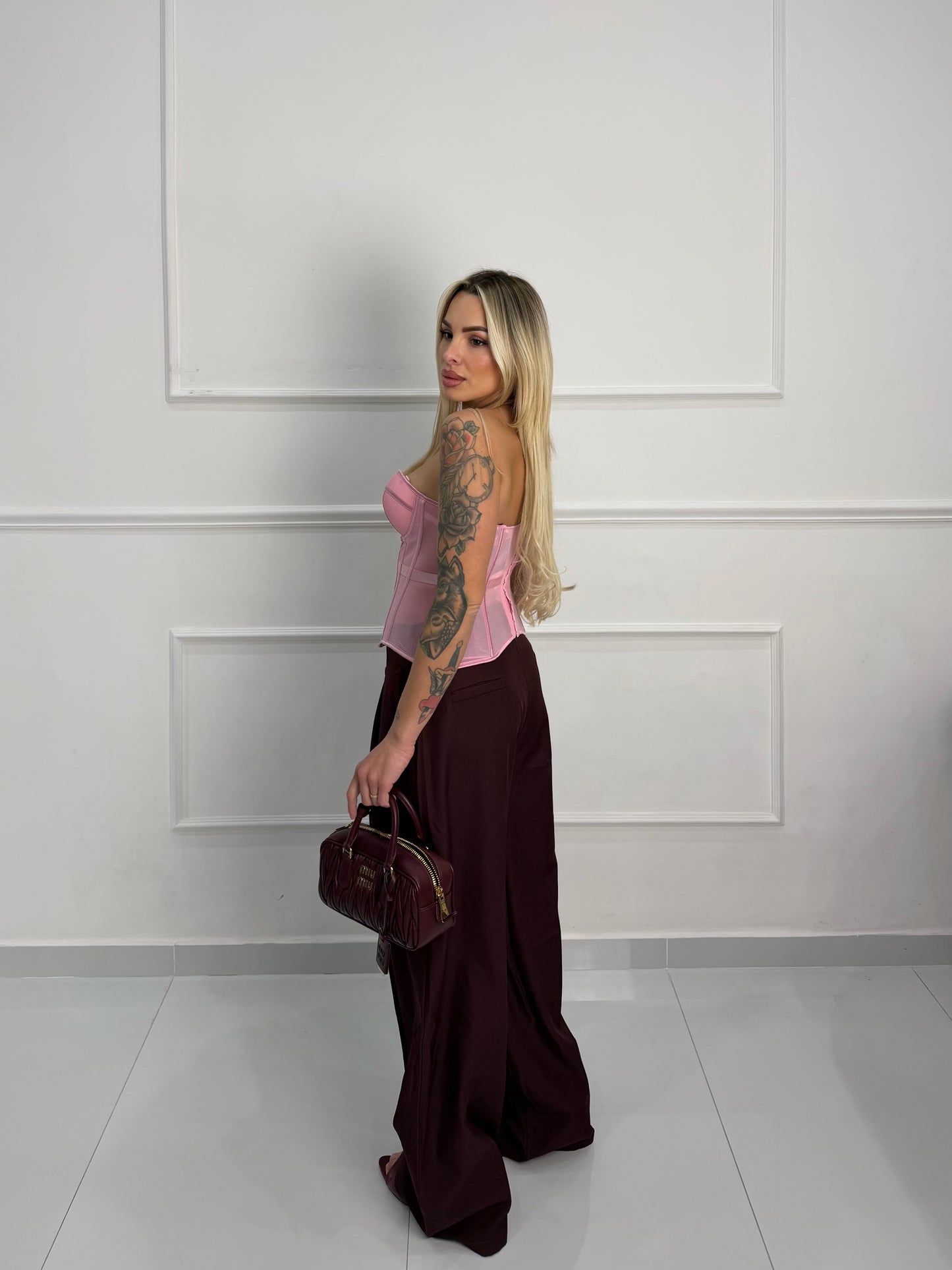 Corpetto Kendall Rosa