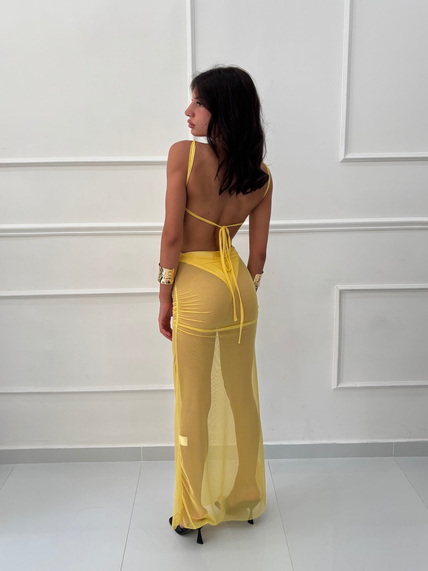 Set Monokini Tropicana Giallo