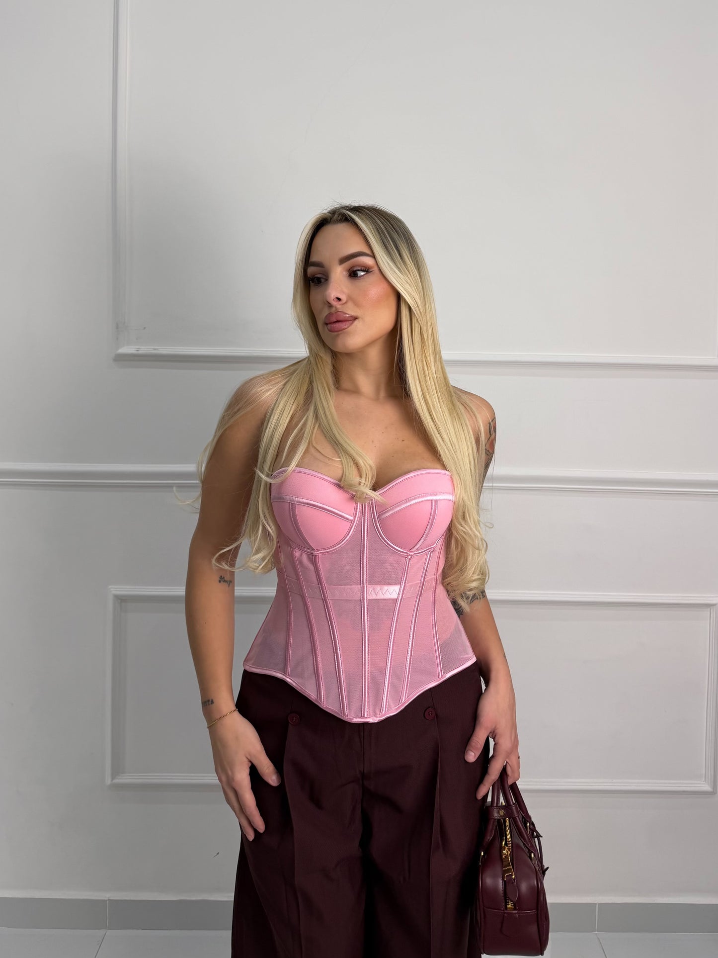 Corpetto Kendall Rosa