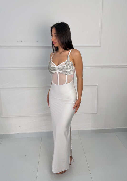 Dress Leaf bianco