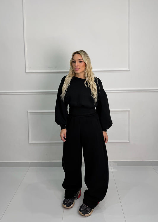 Coordinato tuta Royal nero